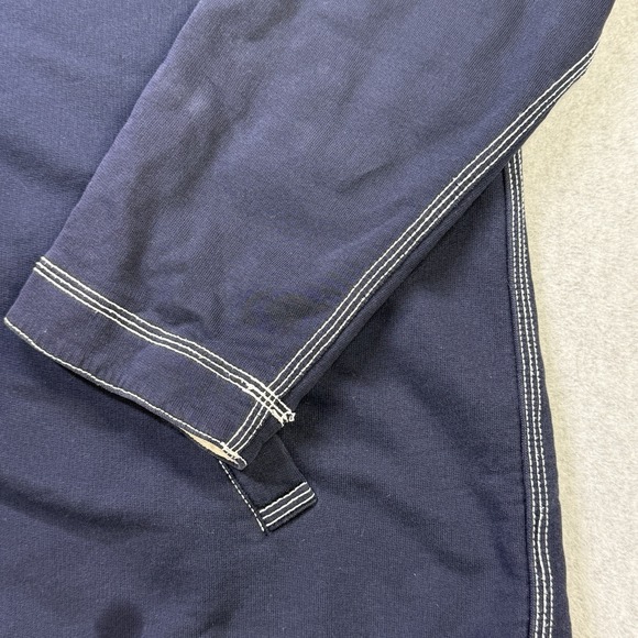 Ralph Lauren Jeans Co RL67 Navy Hooded Jacket 1X‎ Women's Cotton Zip Snap - Picture 8 of 11